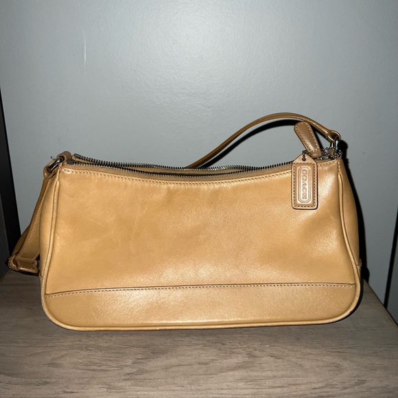Coach Handbags - Tan Coach leather handbag, good condition